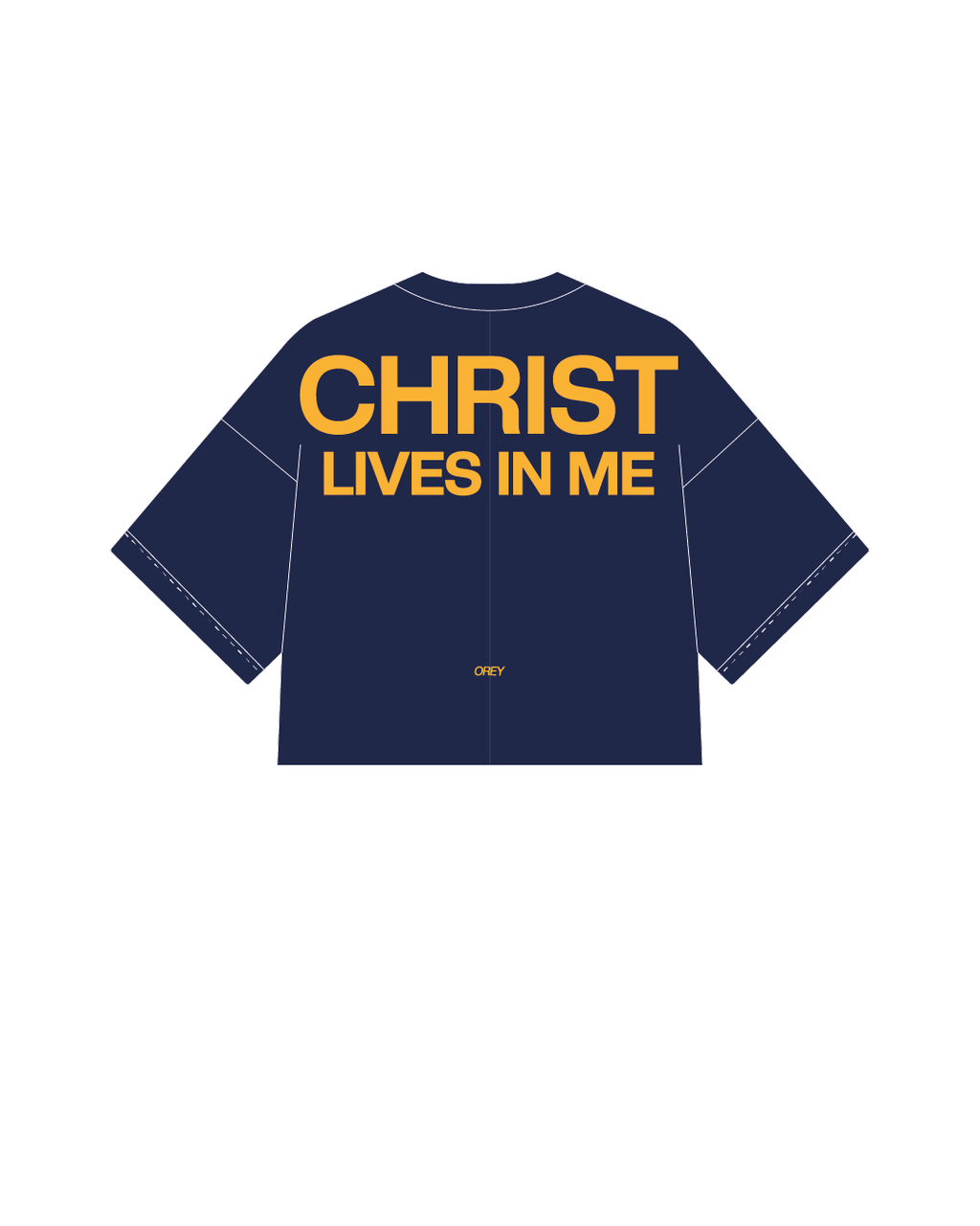 GALATIANS 2:20 NAVY BLUE T-SHIRT